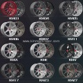 forged alloy wheel for high performance sports vehicles